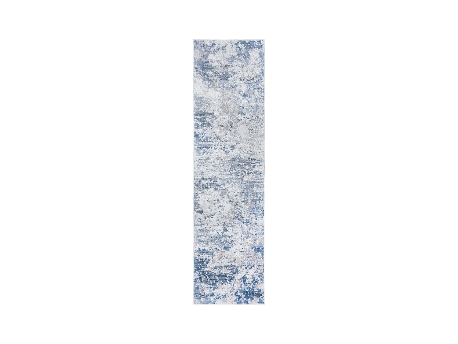 Tapis Gris/Bleu 66 X 122 cm - Rhiannon