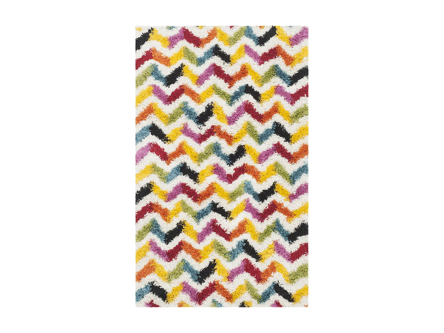 Tapis Neutre/Multicolore 91 X 152 cm - Esther
