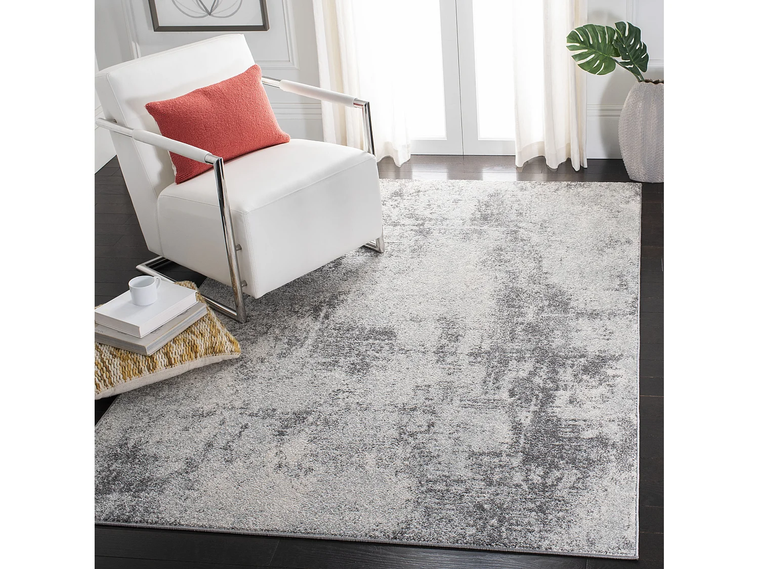 Tapis Neutre/Gris 122 X 183 cm - Jada