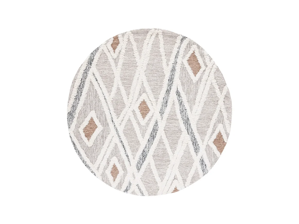 Tapis Gris/Ivoire 183 X 183 cm - Vienna