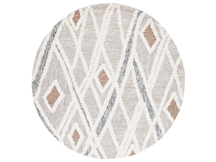 Tapis Gris/Ivoire 183 X 183 cm - Vienna