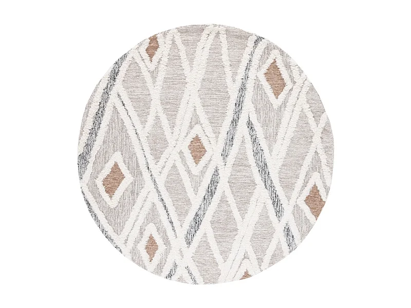 Tapis Gris/Ivoire 183 X 183 cm - Vienna