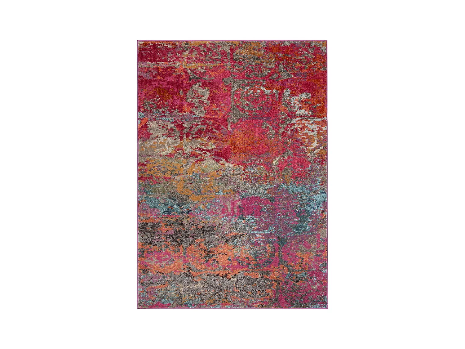 Tapis Rose/Bleu 122 X 170 cm - Adley