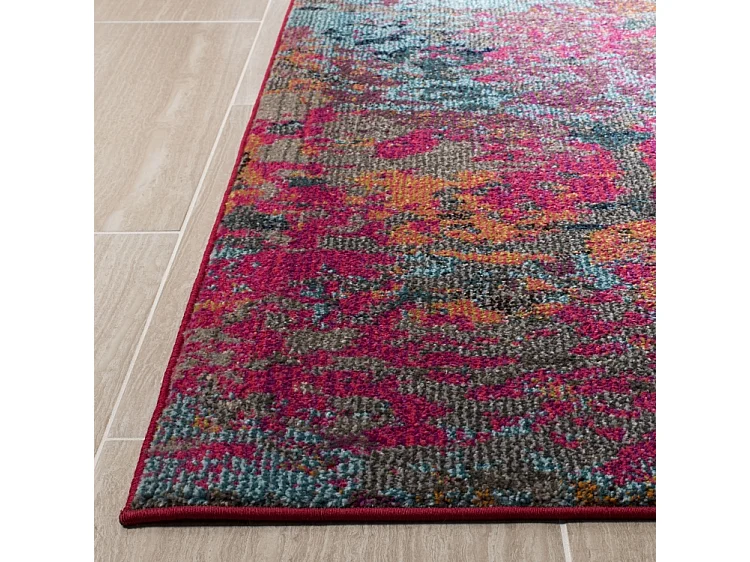 Tapis Rose/Bleu 122 X 170 cm - Adley