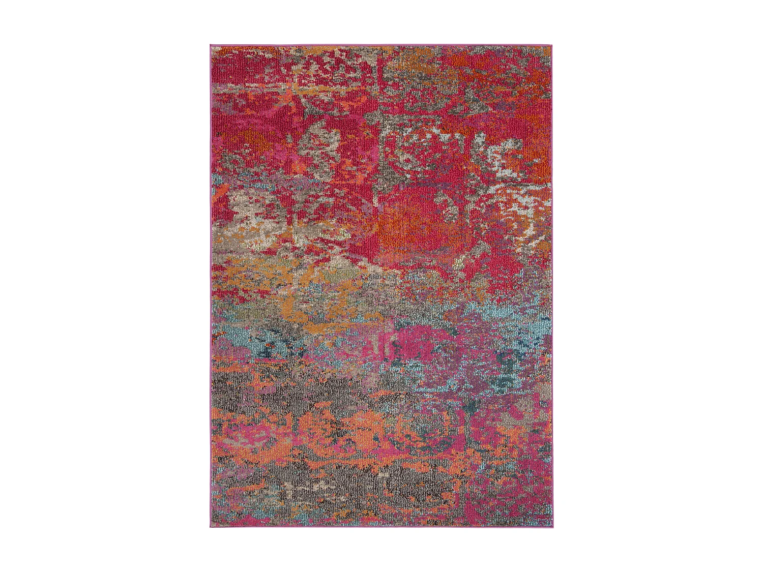 Tapis Rose/Bleu 122 X 170 cm - Adley