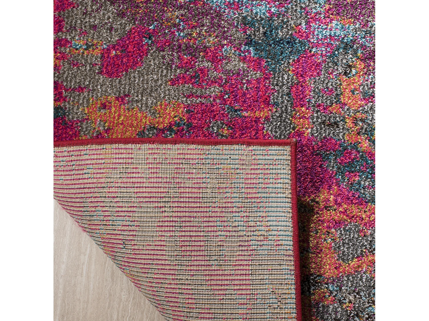 Tapis Rose/Bleu 122 X 170 cm - Adley