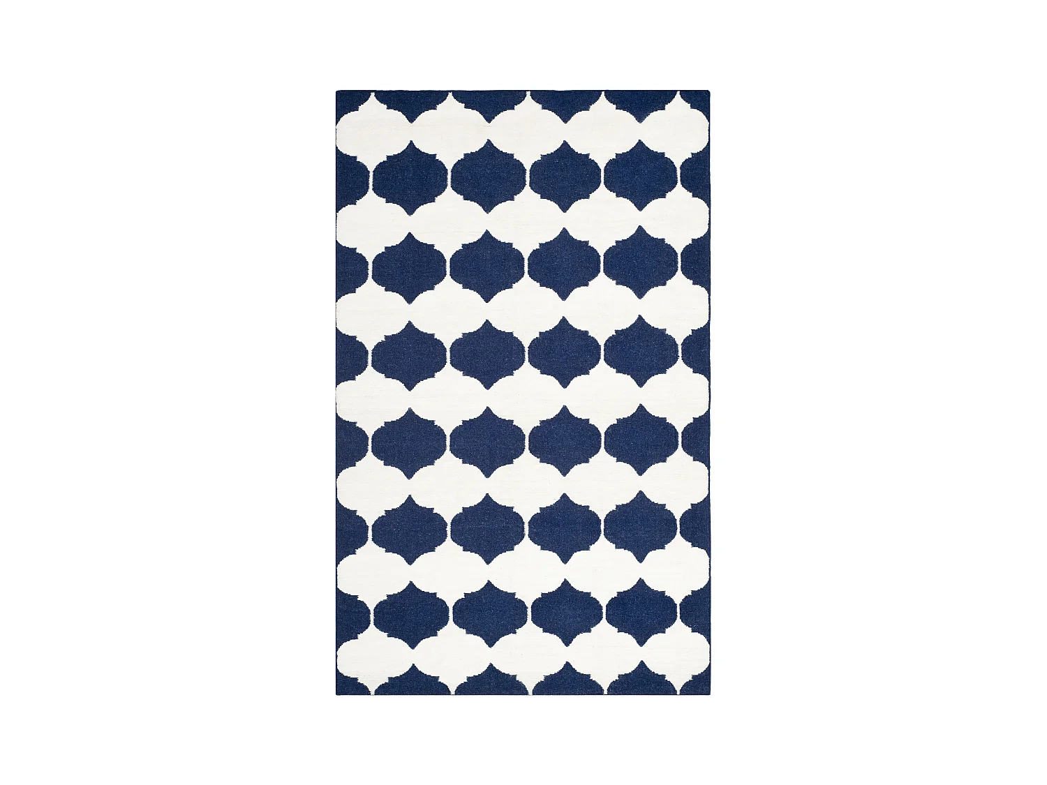 Tapis Bleu Marine/Neutre 152 X 244 cm - Tangier