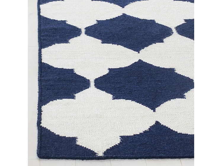 Tapis Bleu Marine/Neutre 152 X 244 cm - Tangier