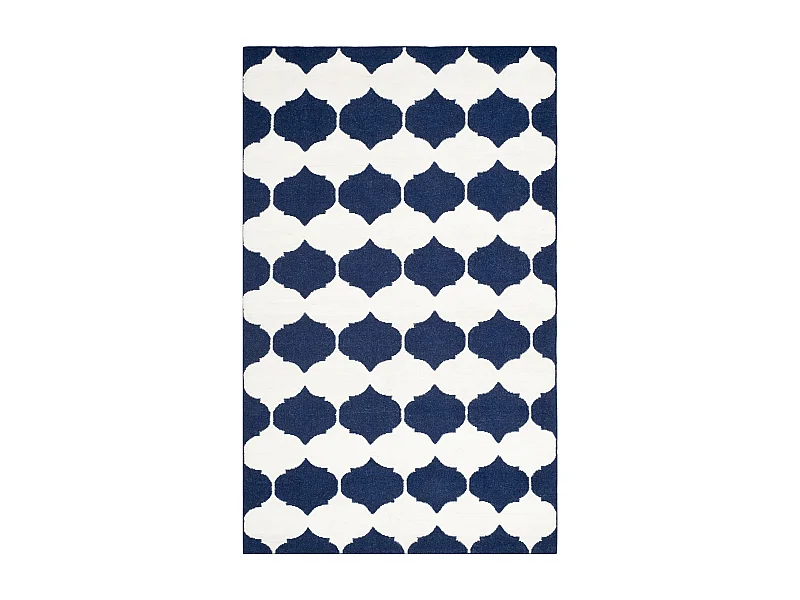 Tapis Bleu Marine/Neutre 152 X 244 cm - Tangier