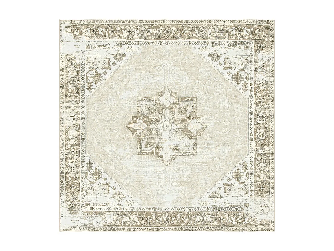 Tapis Sage/Ivoire 244 X 244 cm - Kushim