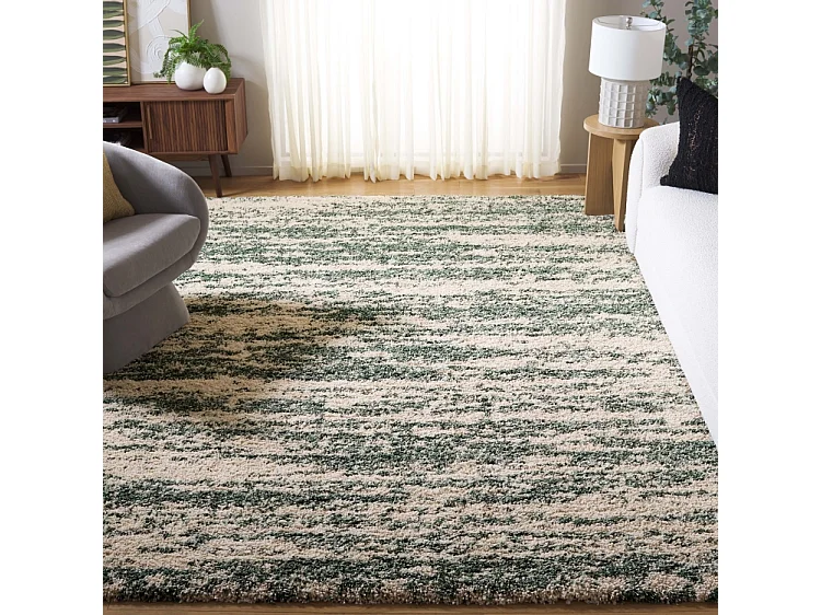 Tapis Ivoire/Vert 236 x 305 cm - Vida