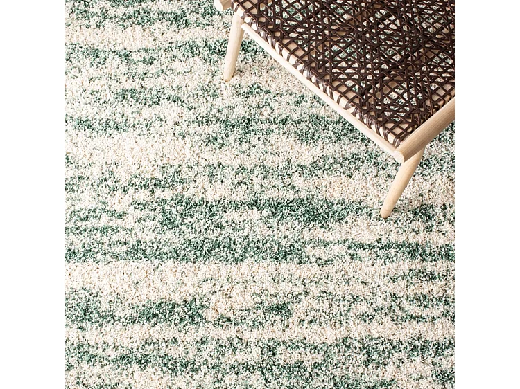 Tapis Ivoire/Vert 236 x 305 cm - Vida