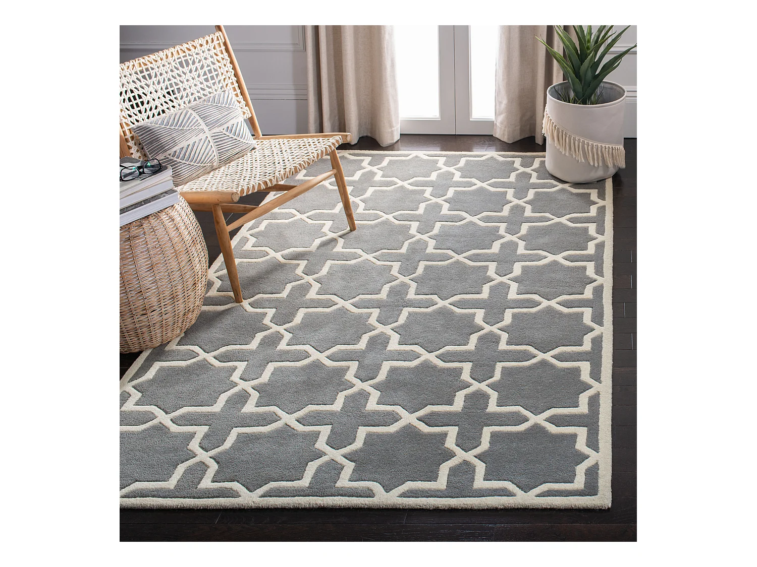 Tapis Gris/Neutre 183 X 274 cm - Barrow