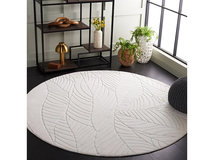 Tapis Blanc 183 X 183 cm - Minna