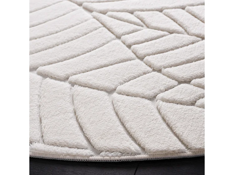 Tapis Blanc 183 X 183 cm - Minna