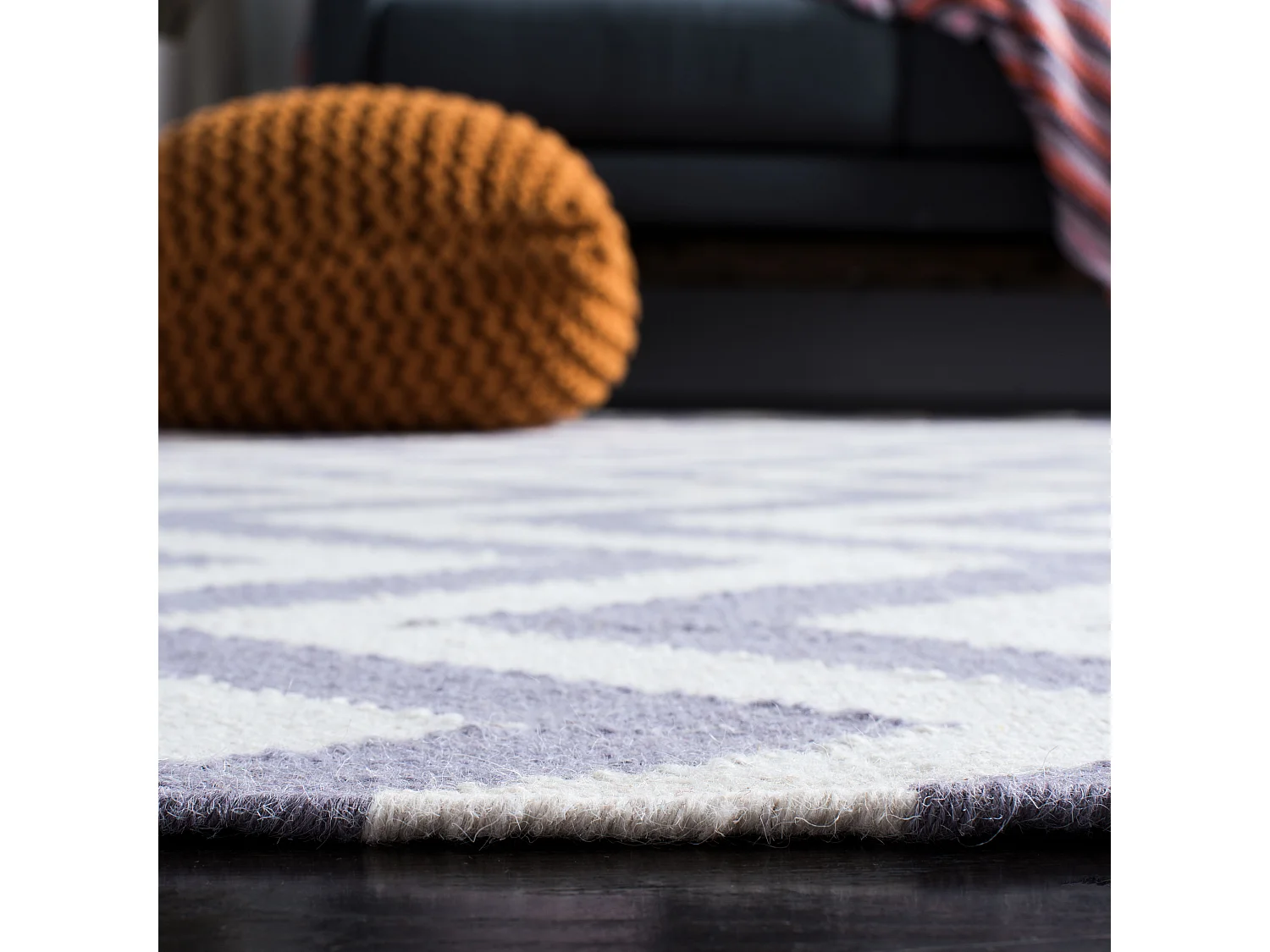 Tapis Violet/Ivoire 122 X 183 cm - Nelli