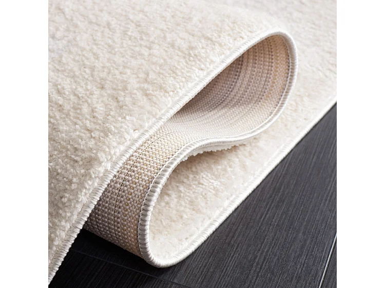 Tapis Ivoire/Gris 66 X 122 cm - Brezlyn