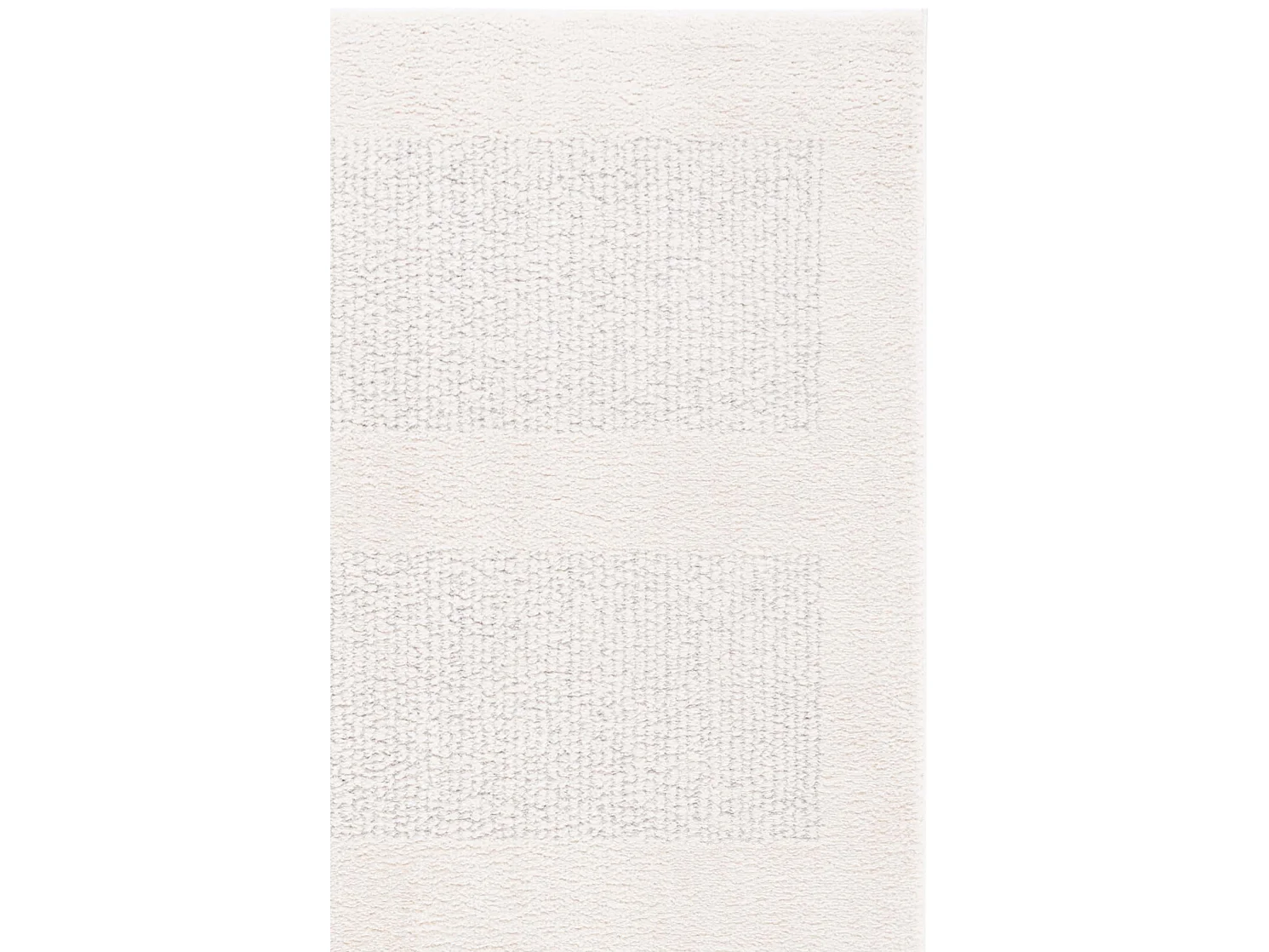 Tapis Ivoire/Gris 66 X 122 cm - Brezlyn