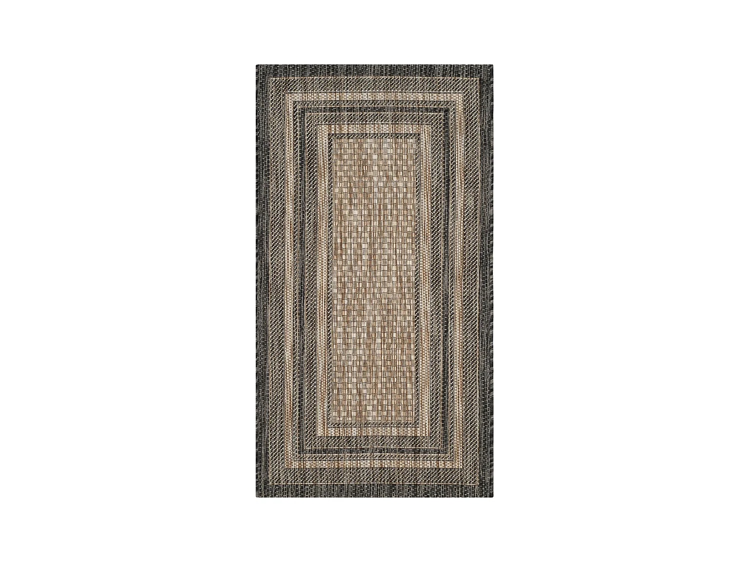 Tapis Naturel/Noir 61 X 109 cm - Anwen
