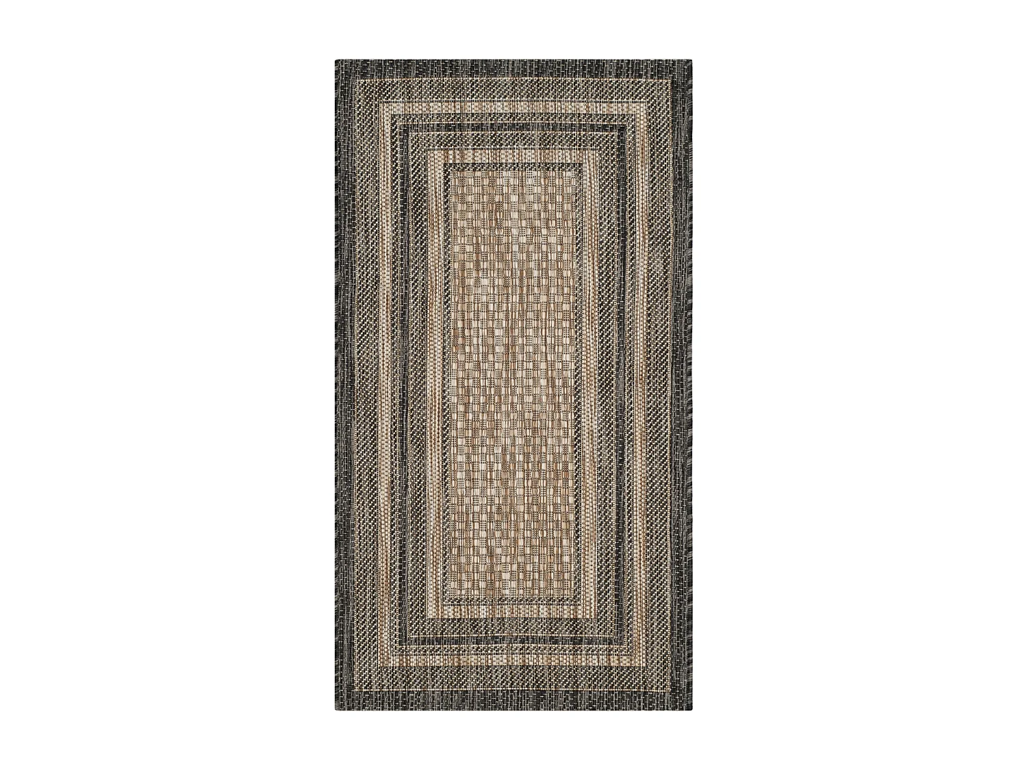 Tapis Naturel/Noir 61 X 109 cm - Anwen