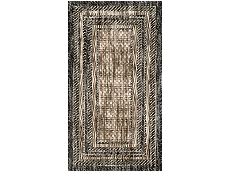 Tapis Naturel/Noir 61 X 109 cm - Anwen
