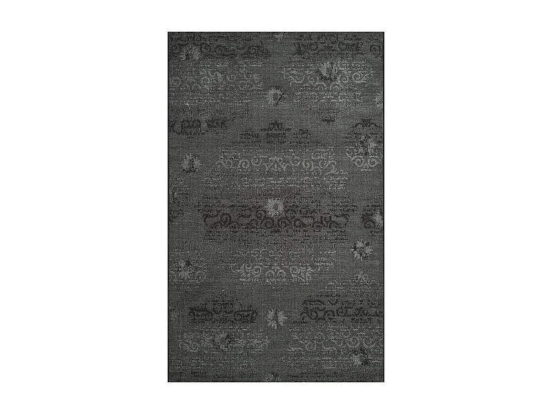Tapis Noir/Gris 122 X 183 cm - Malta