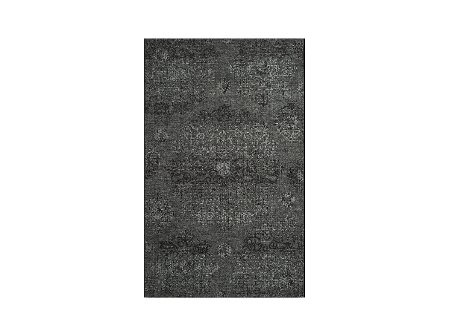 Tapis Noir/Gris 122 X 183 cm - Malta