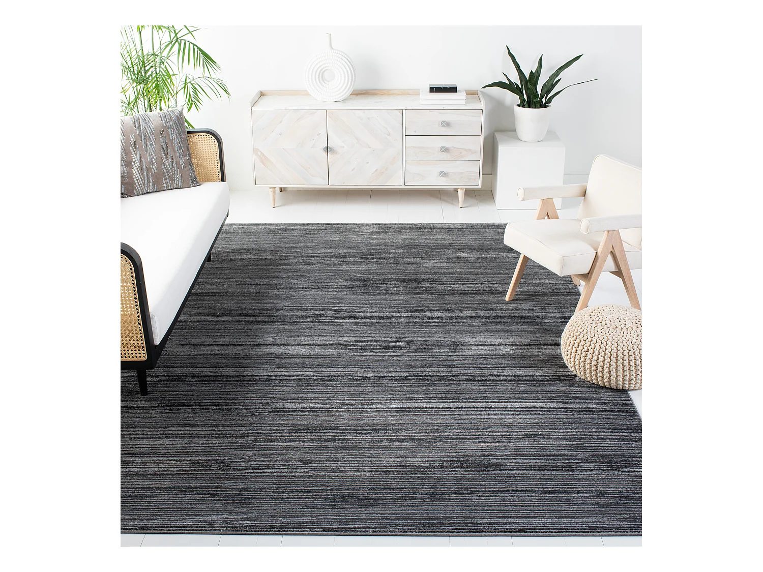 Tapis Gris 244 X 305 cm - Valentine