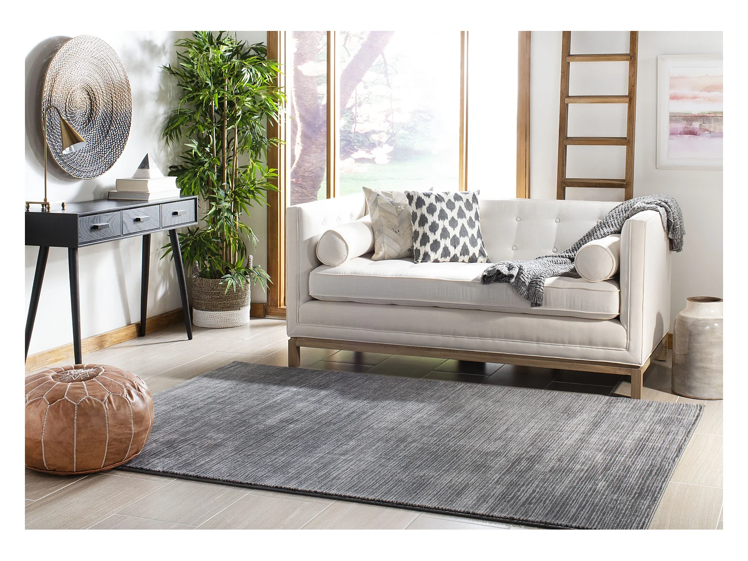 Tapis Gris 244 X 305 cm - Valentine