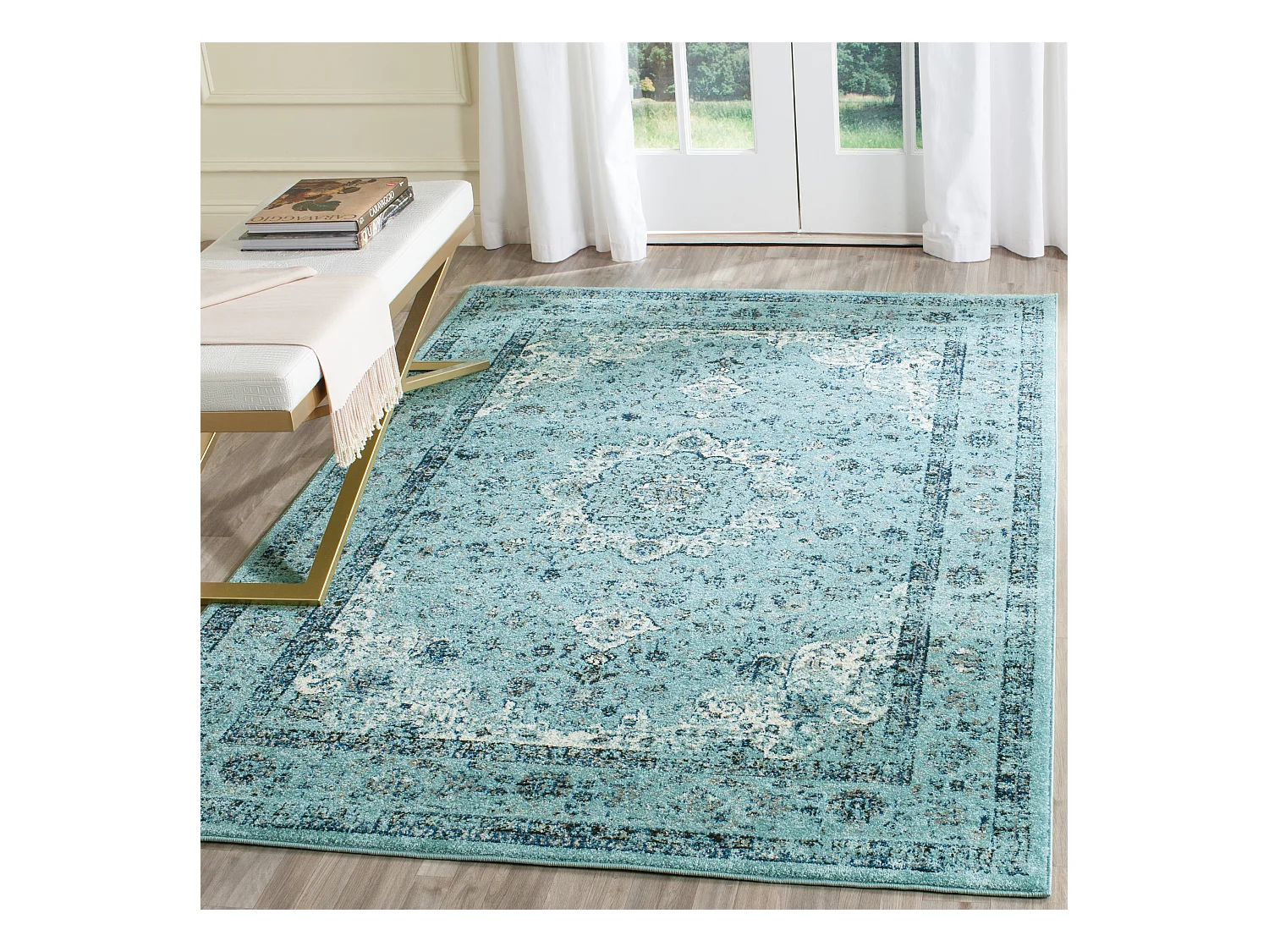 Tapis Bleu 155 X 229 cm - Nichol