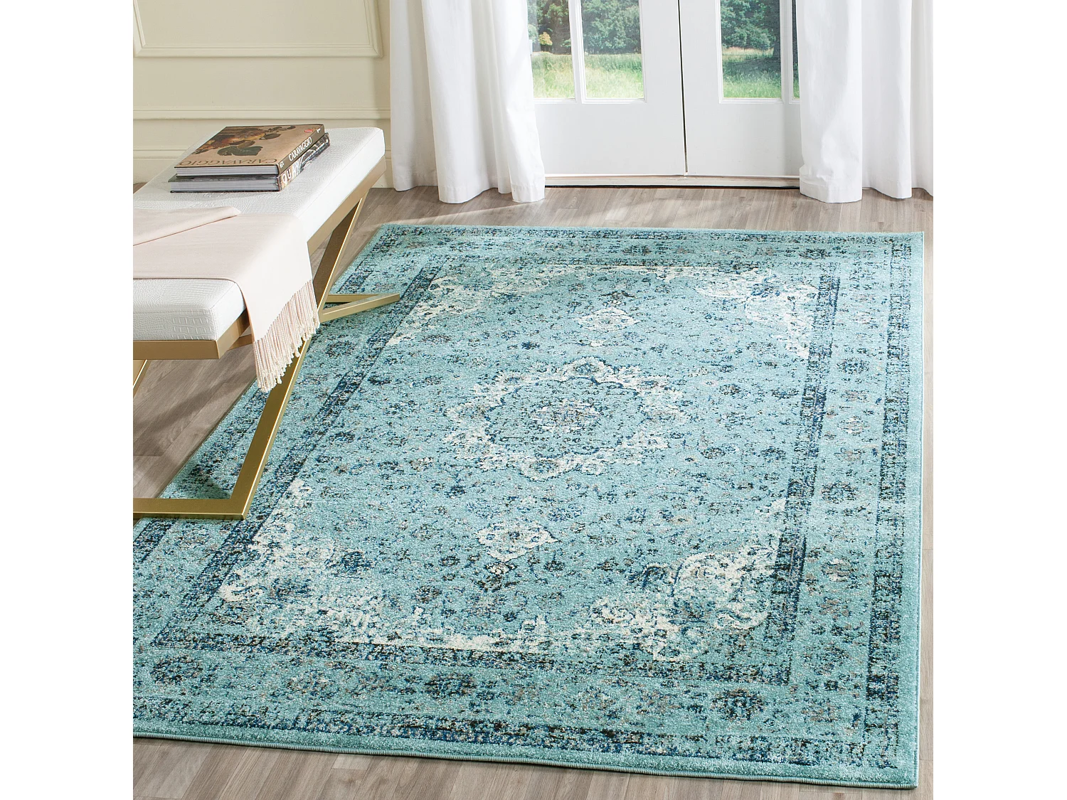 Tapis Bleu 155 X 229 cm - Nichol
