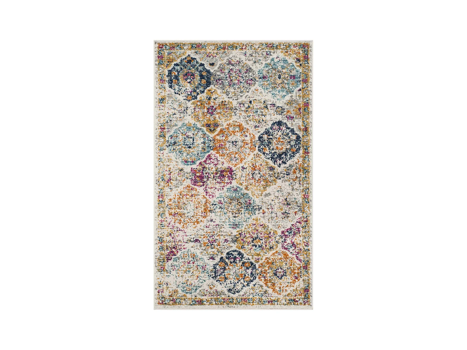 Tapis Neutre/Multicolore 91 X 152 cm - Mopani