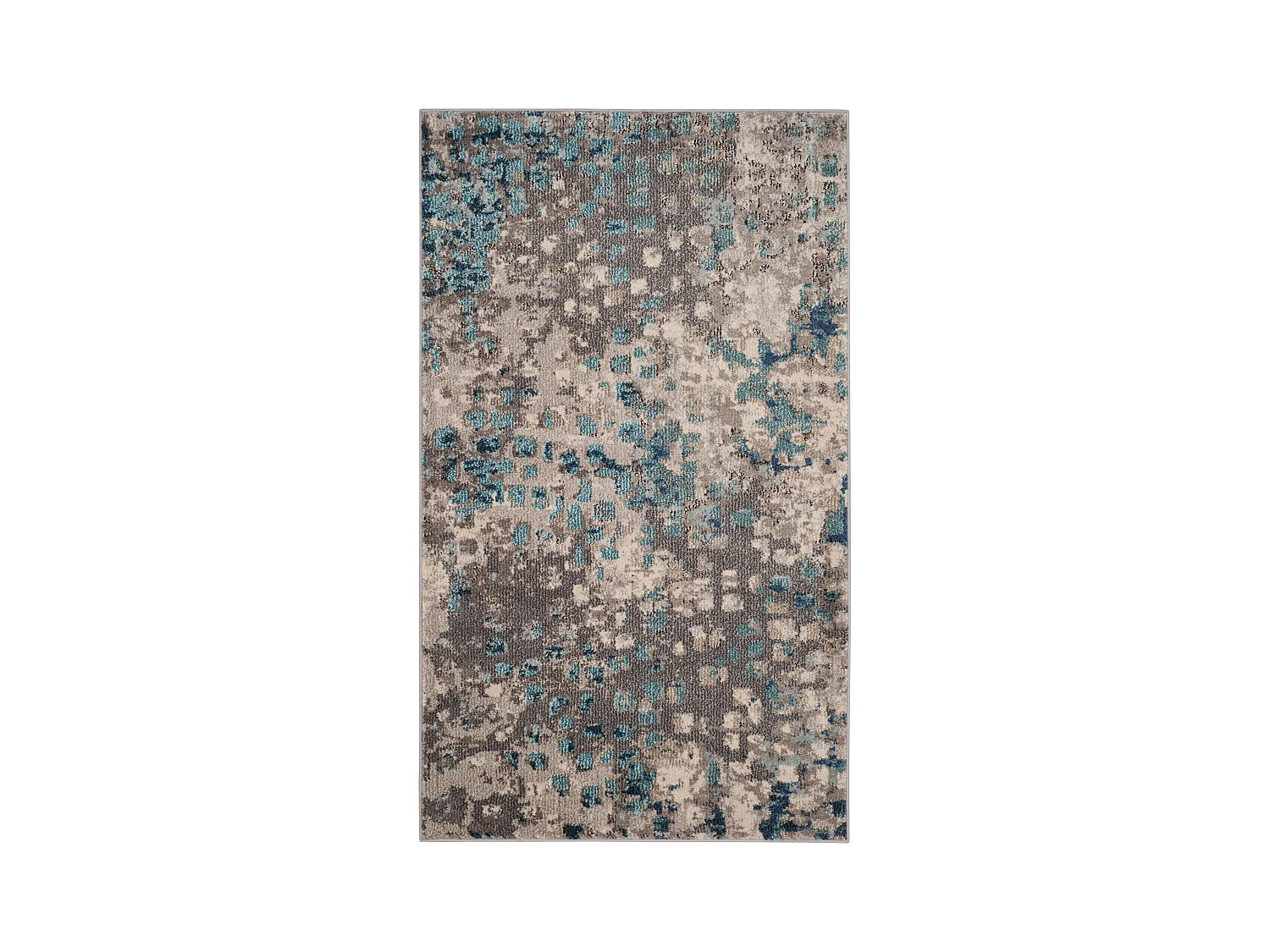 Tapis Gris/Bleu 91 X 152 cm - Alec