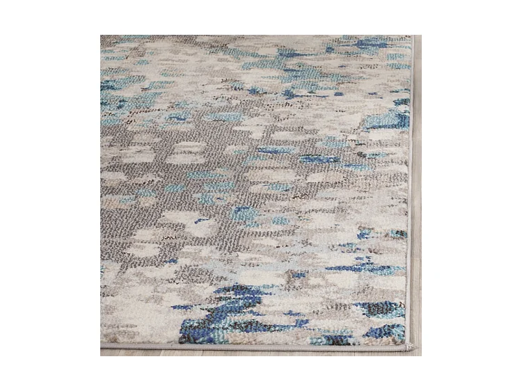 Tapis Gris/Bleu 91 X 152 cm - Alec