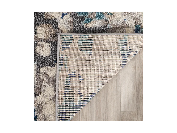 Tapis Gris/Bleu 91 X 152 cm - Alec