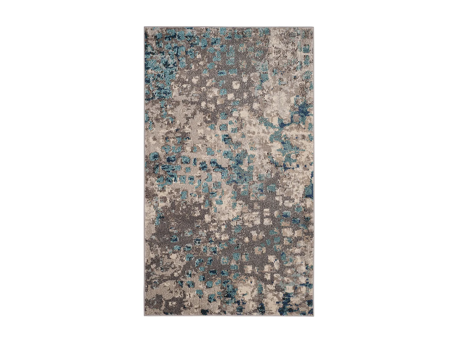 Tapis Gris/Bleu 91 X 152 cm - Alec