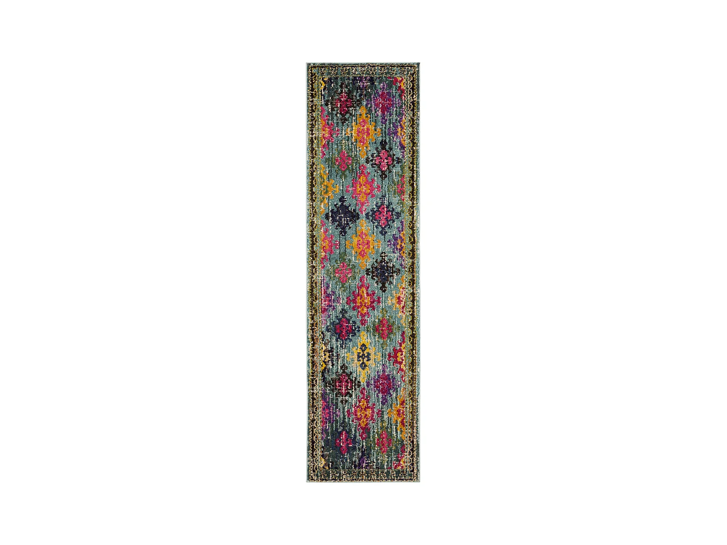 Tapis Bleu/Multicolore 66 X 244 cm - Lunya