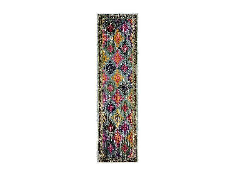 Tapis Bleu/Multicolore 66 X 244 cm - Lunya