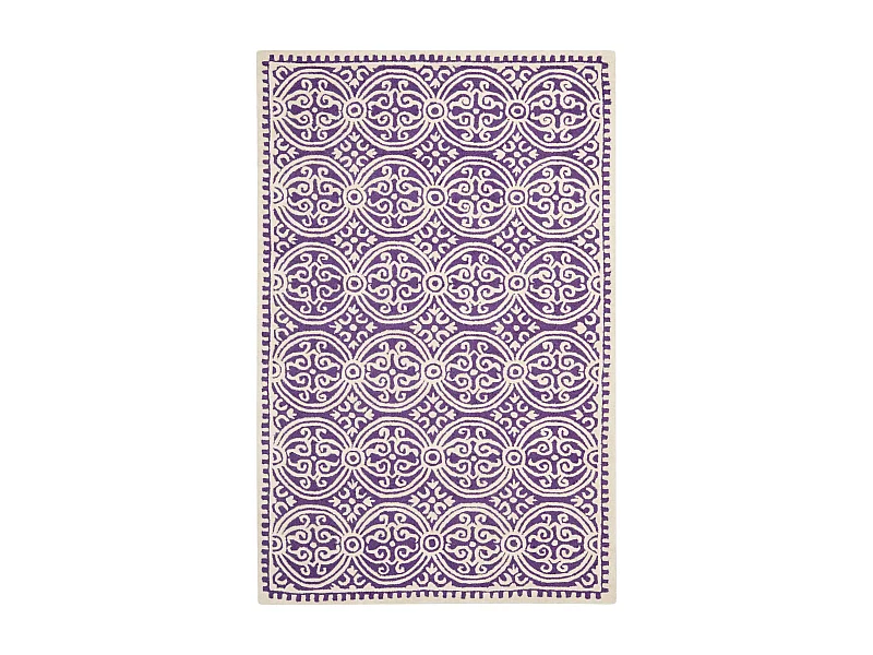 Tapis Violet/Ivoire 152 X 244 cm - Roby