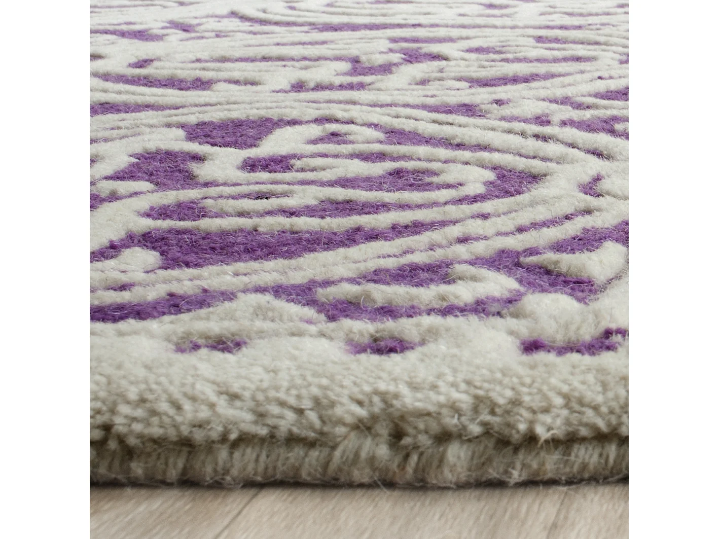 Tapis Violet/Ivoire 152 X 244 cm - Roby