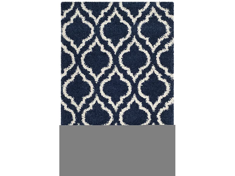 Tapis Bleu Marine/Neutre 122 X 183 cm - Mati