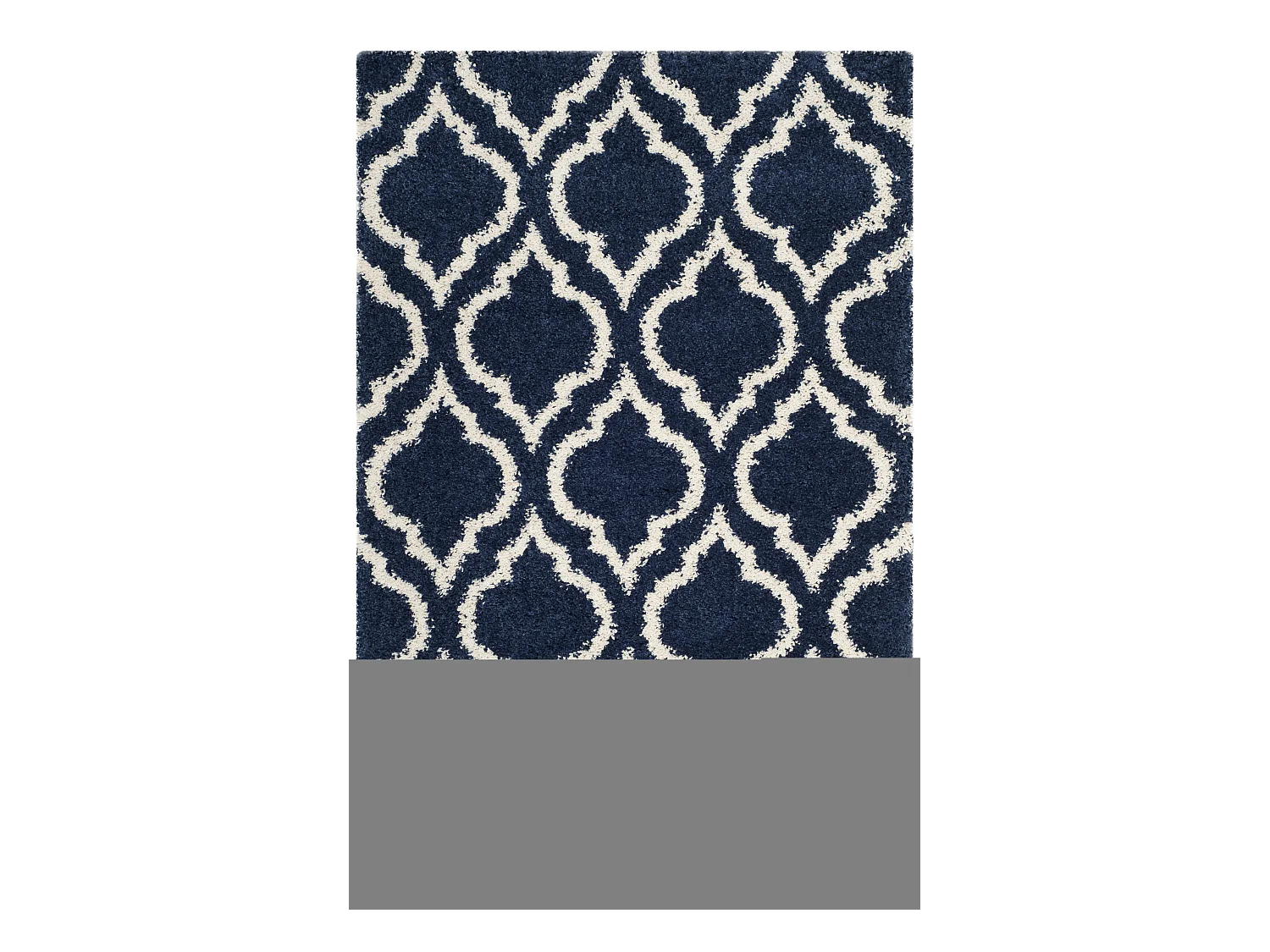 Tapis Bleu Marine/Neutre 122 X 183 cm - Mati