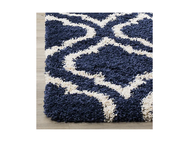 Tapis Bleu Marine/Neutre 122 X 183 cm - Mati