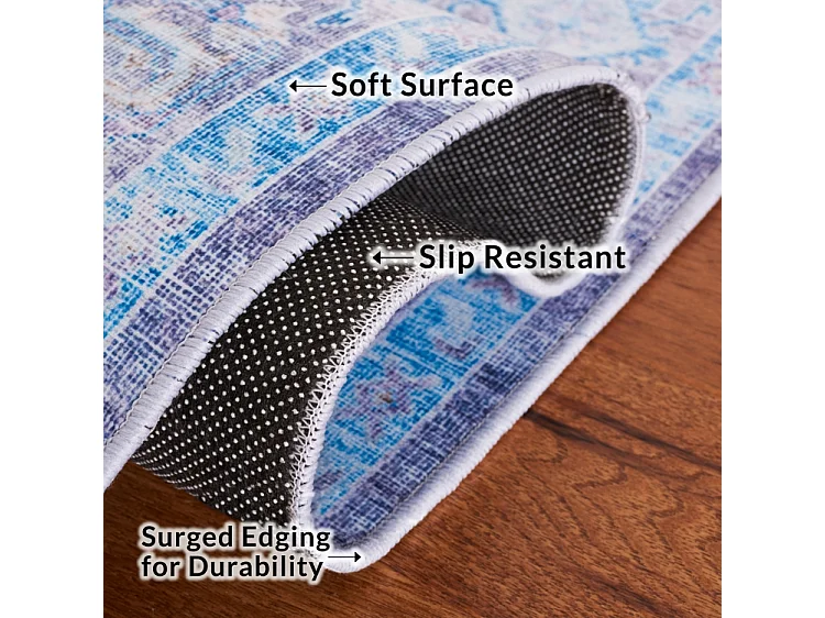 Tapis Violet/Bleu 244 X 305 cm - Nyx