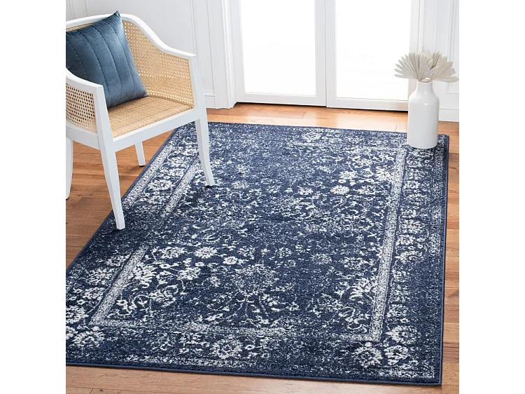 Tapis Marine/Ivoire 183 X 274 cm - Lucinda