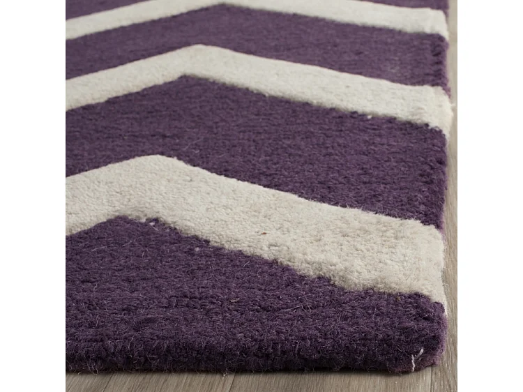Tapis Violet/Ivoire 91 X 152 cm - Edie