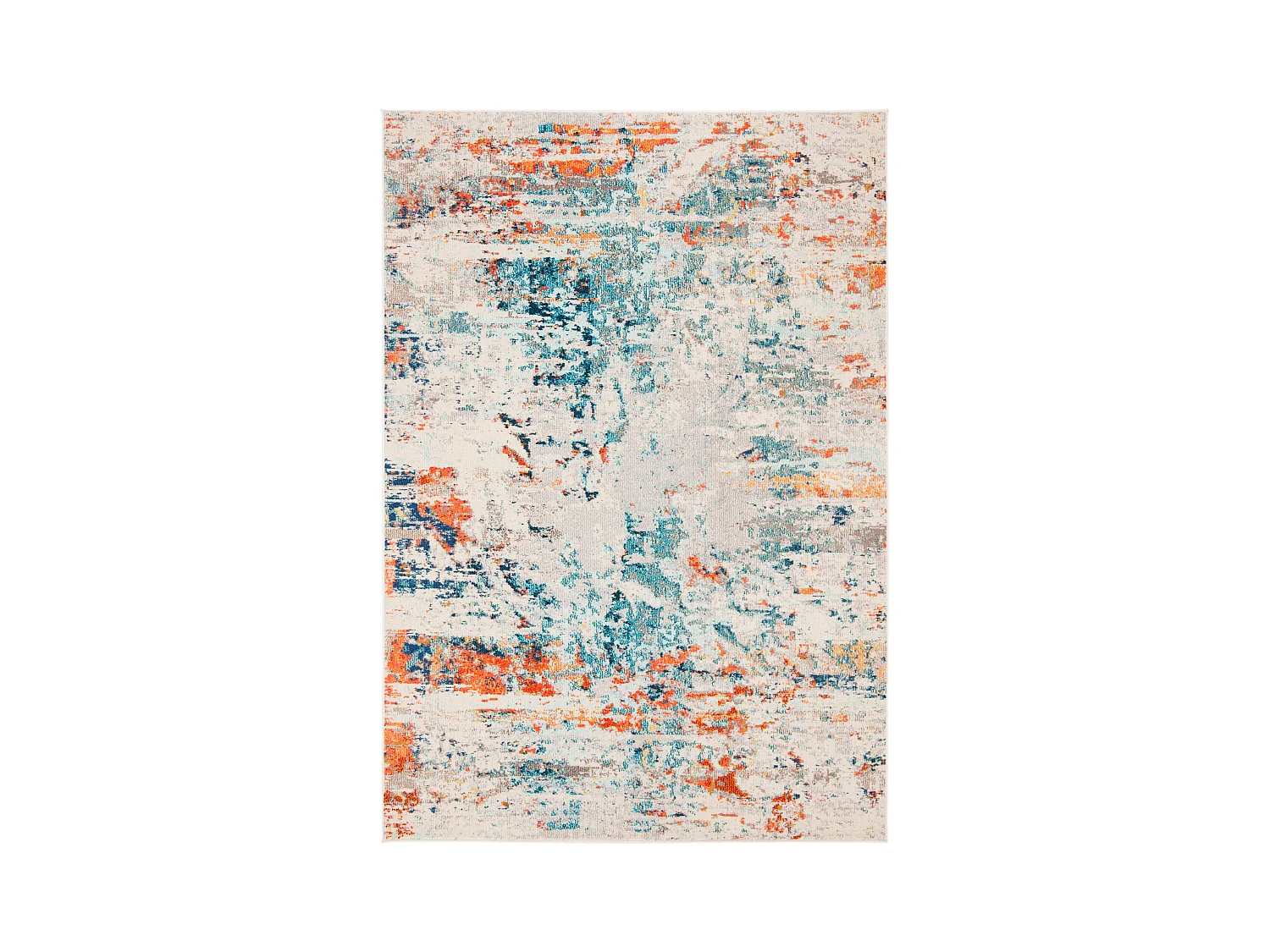 Tapis Neutre/Orange 160 X 229 cm - Mansie