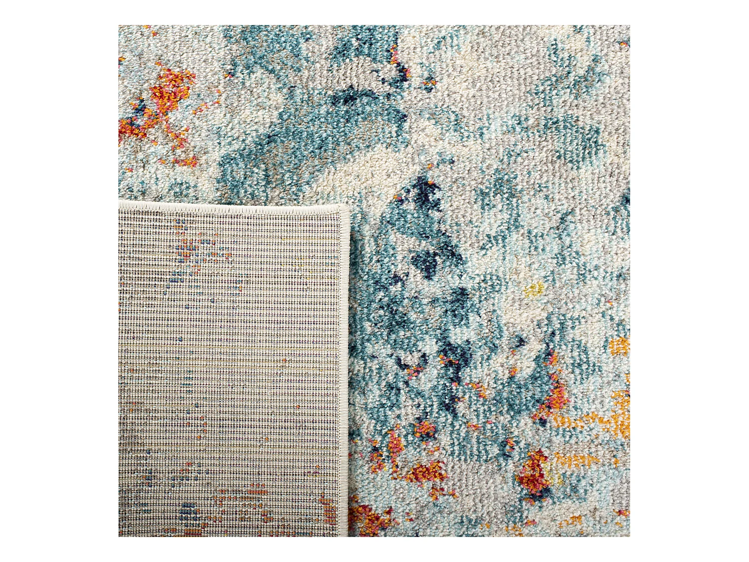 Tapis Neutre/Orange 160 X 229 cm - Mansie