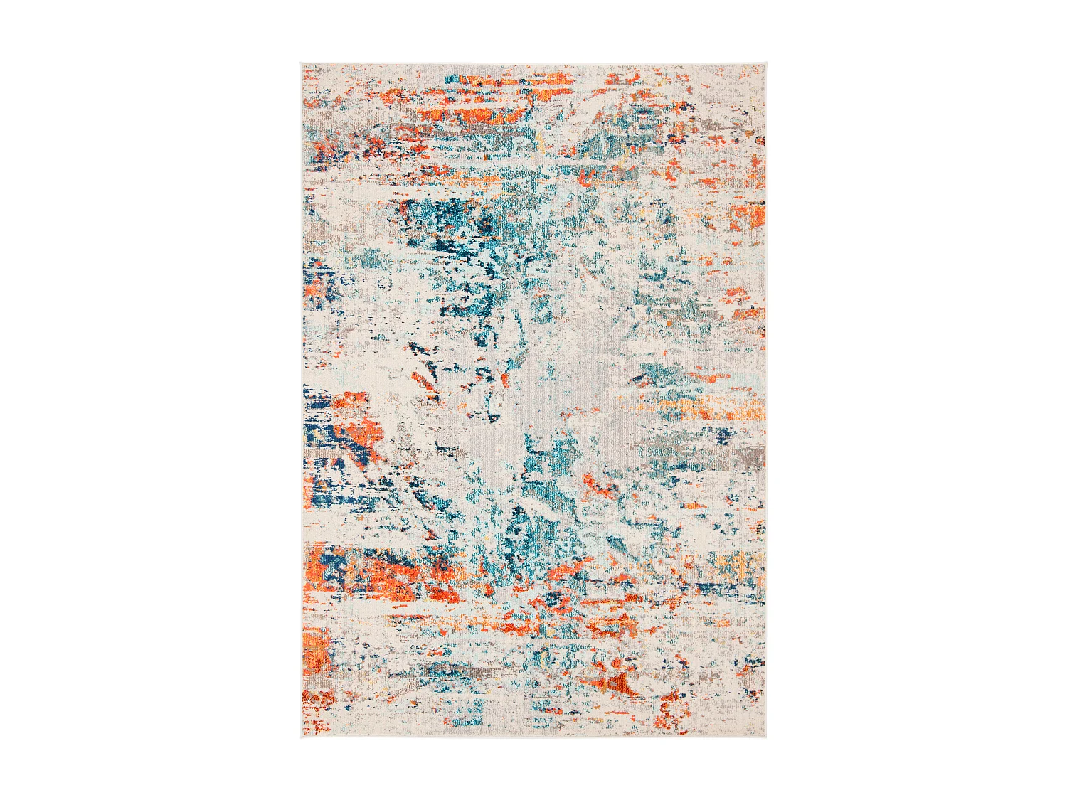 Tapis Neutre/Orange 160 X 229 cm - Mansie