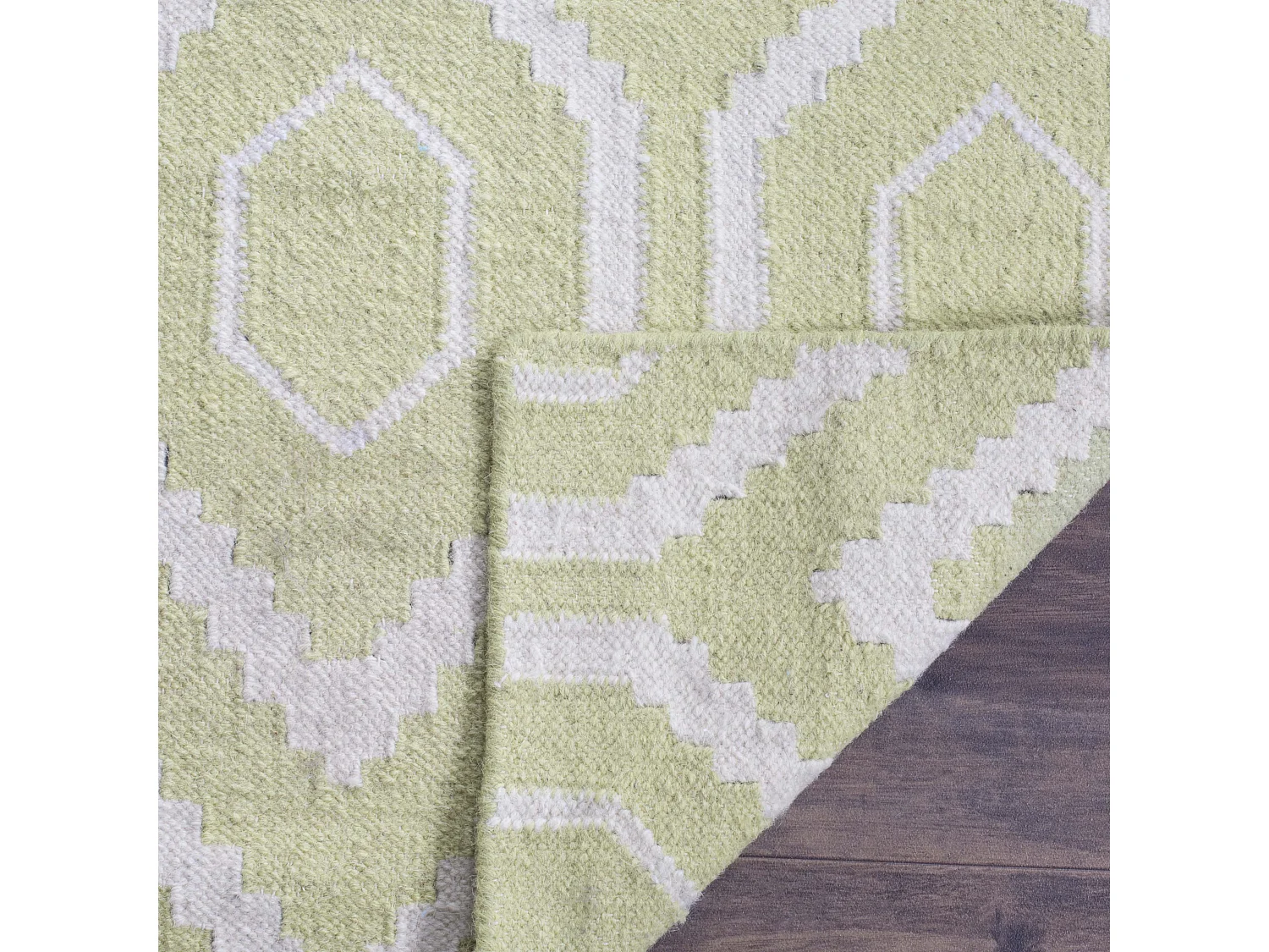 Tapis Vert/Neutre 122 X 183 cm - Casablanca